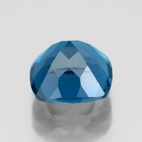 Topaze bleue naturelle coupe coussin, 2,84 ct, VS