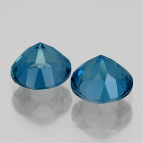 Achetez naturel ct bleue topaze gems, coupe roude, en provenance brésil chez gemselect. en stock, livraison internationale!
