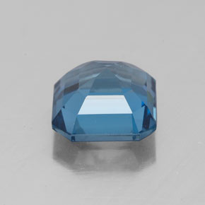 Topaze bleue naturelle taille émeraude, 3,11 ct, VS