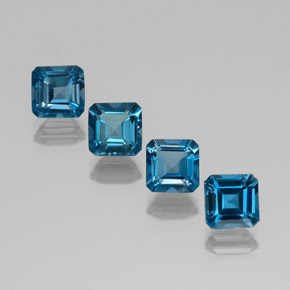 Achetez naturel ct bleue topaze gems, taille émeraude, en provenance brésil chez gemselect. en stock, livraison internationale!
