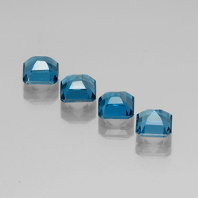 Achetez naturel ct bleue topaze gems, taille émeraude, en provenance brésil chez gemselect. en stock, livraison internationale!