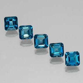 Achetez naturel ct bleue topaze gems, taille émeraude, en provenance brésil chez gemselect. en stock, livraison internationale!