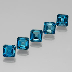 Achetez naturel ct bleue topaze gems, taille émeraude, en provenance brésil chez gemselect. en stock, livraison internationale!