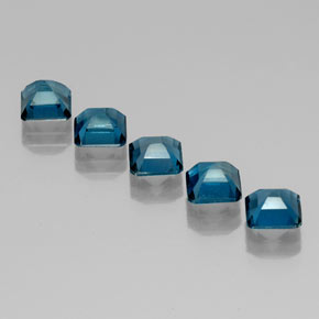 Achetez naturel ct bleue topaze gems, taille émeraude, en provenance brésil chez gemselect. en stock, livraison internationale!