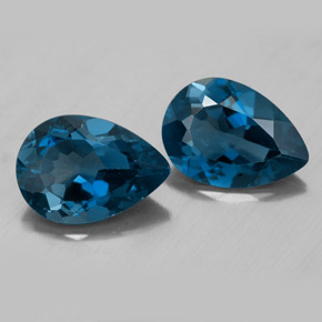 Achetez naturel ct bleue topaze gems, en forme de poire, en provenance brésil chez gemselect. en stock, livraison internationale!