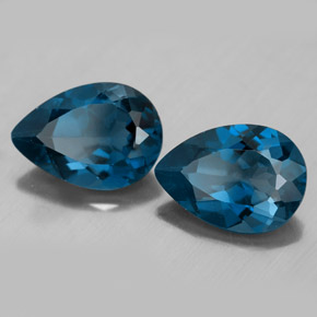 Achetez naturel ct bleue topaze gems, en forme de poire, en provenance brésil chez gemselect. en stock, livraison internationale!