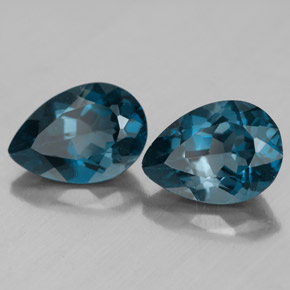 Achetez naturel ct bleue topaze gems, en forme de poire, en provenance brésil chez gemselect. en stock, livraison internationale!