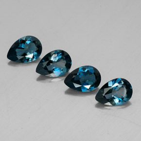 Achetez naturel ct bleue topaze gems, en forme de poire, en provenance brésil chez gemselect. en stock, livraison internationale!