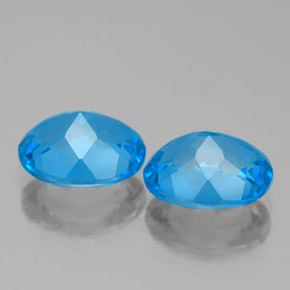 Achetez naturel ct bleue topaze gems, coupe ovale, en provenance brésil chez gemselect. en stock, livraison internationale!
