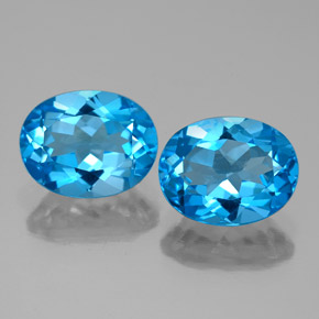 Achetez naturel ct bleue topaze gems, coupe ovale, en provenance brésil chez gemselect. en stock, livraison internationale!