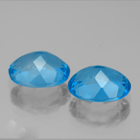 Achetez naturel ct bleue topaze gems, coupe ovale, en provenance brésil chez gemselect. en stock, livraison internationale!