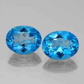 Achetez naturel ct bleue topaze gems, coupe ovale, en provenance brésil chez gemselect. en stock, livraison internationale!