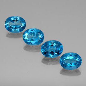 Achetez naturel ct bleue topaze gems, coupe ovale, en provenance brésil chez gemselect. en stock, livraison internationale!