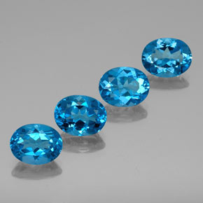 Achetez naturel ct bleue topaze gems, coupe ovale, en provenance brésil chez gemselect. en stock, livraison internationale!