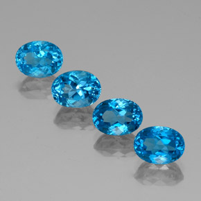 Achetez naturel ct bleue topaze gems, coupe ovale, en provenance brésil chez gemselect. en stock, livraison internationale!