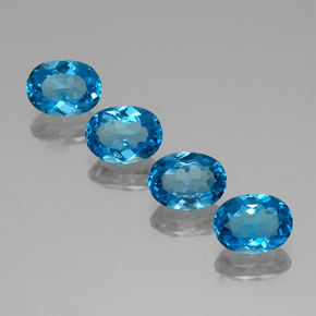 Achetez naturel ct bleue topaze gems, coupe ovale, en provenance brésil chez gemselect. en stock, livraison internationale!