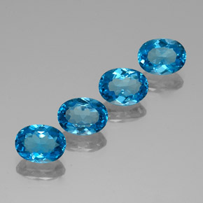 Achetez naturel ct bleue topaze gems, coupe ovale, en provenance brésil chez gemselect. en stock, livraison internationale!