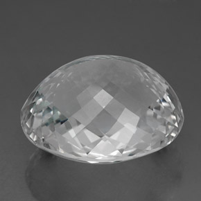 Topaze blanc naturelle coupe ovale, 86,40 ct, VVS