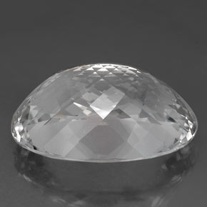 Topaze blanc naturelle coupe ovale, 80,85 ct, VVS