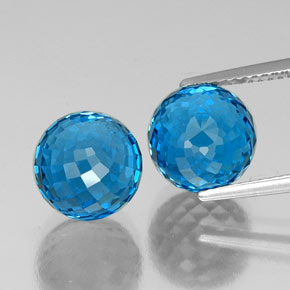 Achetez naturel 13,85ct bleue topaze gems, sphère / boule, en provenance brésil chez gemselect. en stock, livraison internationale!