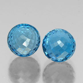 Achetez naturel 11,51ct bleue topaze gems, sphère / boule, en provenance brésil chez gemselect. en stock, livraison internationale!