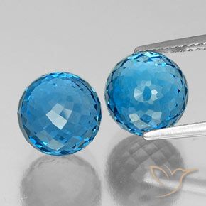 Achetez naturel 13,05ct bleue topaze gems, sphère / boule, en provenance brésil chez gemselect. en stock, livraison internationale!