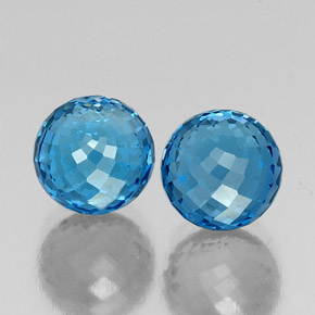 Achetez naturel 14,32ct bleue topaze gems, sphère / boule, en provenance brésil chez gemselect. en stock, livraison internationale!