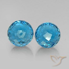 Shop natural 13.53ct Bleu Suisse Topaze gems, Sphère / Boule, from Brésil at GemSelect. In stock, global shipping!