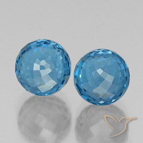 Shop natural 10.41ct Bleu Suisse Topaze gems, Sphère / Boule, from Brésil at GemSelect. In stock, global shipping!
