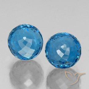 Shop natural 11.44ct Bleu Suisse Topaze gems, Sphère / Boule, from Brésil at GemSelect. In stock, global shipping!