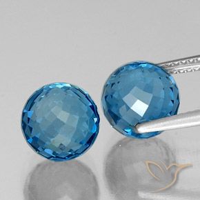 Shop natural 10.88ct Bleu Suisse Topaze gems, Sphère / Boule, from Brésil at GemSelect. In stock, global shipping!