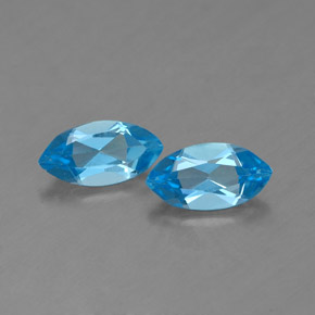 Achetez naturel ct bleue topaze gems, marquise, en provenance brésil chez gemselect. en stock, livraison internationale!