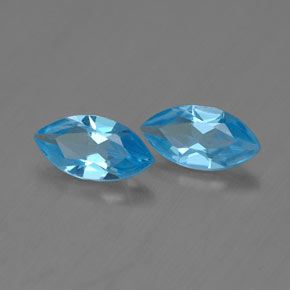 Achetez naturel ct bleu suisse topaze gems, marquise, en provenance brésil chez gemselect. en stock, livraison internationale!