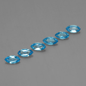 Achetez naturel 2,43ct bleue topaze gems, marquise, en provenance brésil chez gemselect. en stock, livraison internationale!