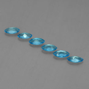 Achetez naturel 2,43ct bleue topaze gems, marquise, en provenance brésil chez gemselect. en stock, livraison internationale!
