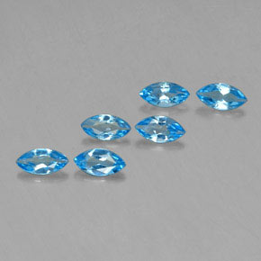 Achetez naturel 2,55ct bleue topaze gems, marquise, en provenance brésil chez gemselect. en stock, livraison internationale!