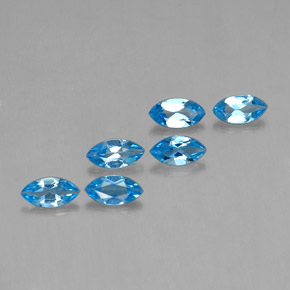 Achetez naturel 2.63ct Bleu Suisse Topaze gems, Marquise, En provenance Brésil chez GemSelect. En stock, livraison internationale!