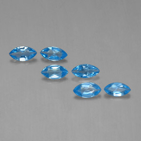 Achetez naturel 2,63ct bleue topaze gems, marquise, en provenance brésil chez gemselect. en stock, livraison internationale!