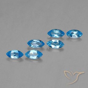 Shop natural 2.87ct Bleu Suisse Topaze gems, Marquise, from Brésil at GemSelect. In stock, global shipping!