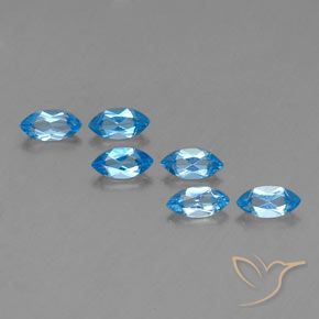 Achetez naturel 2.89ct Bleu Suisse Topaze gems, Marquise, En provenance Brésil chez GemSelect. En stock, livraison internationale!