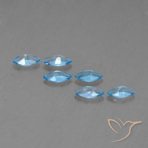 Achetez naturel 2.57ct Bleu Suisse Topaze gems, Marquise, En provenance Brésil chez GemSelect. En stock, livraison internationale!