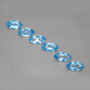 Achetez naturel 2,32ct bleue topaze gems, marquise, en provenance brésil chez gemselect. en stock, livraison internationale!