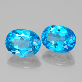 Achetez naturel ct bleue topaze gems, coupe ovale, en provenance brésil chez gemselect. en stock, livraison internationale!