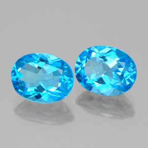 Achetez naturel ct bleue topaze gems, coupe ovale, en provenance brésil chez gemselect. en stock, livraison internationale!