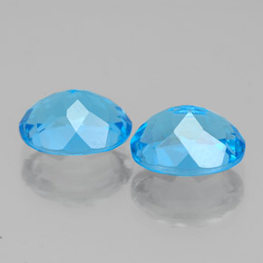 Achetez naturel ct bleue topaze gems, coupe ovale, en provenance brésil chez gemselect. en stock, livraison internationale!