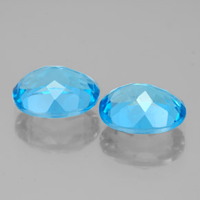 Achetez naturel ct bleue topaze gems, coupe ovale, en provenance brésil chez gemselect. en stock, livraison internationale!
