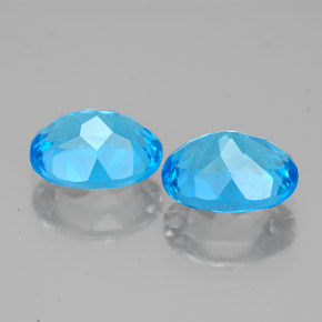 Achetez naturel ct bleue topaze gems, coupe ovale, en provenance brésil chez gemselect. en stock, livraison internationale!