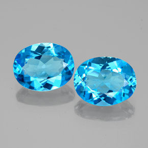 Achetez naturel ct bleue topaze gems, coupe ovale, en provenance brésil chez gemselect. en stock, livraison internationale!