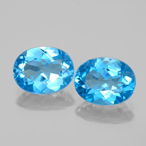 Achetez naturel ct bleue topaze gems, coupe ovale, en provenance brésil chez gemselect. en stock, livraison internationale!