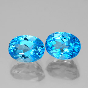 Achetez naturel ct bleue topaze gems, coupe ovale, en provenance brésil chez gemselect. en stock, livraison internationale!
